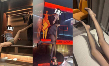 推特大網紅！頂級大長腿御姐【Susie_7777】史上最誇張的噴水，滋滋水量大的像水龍頭！170CM九頭身 一雙修長的美腿絲襪（1）