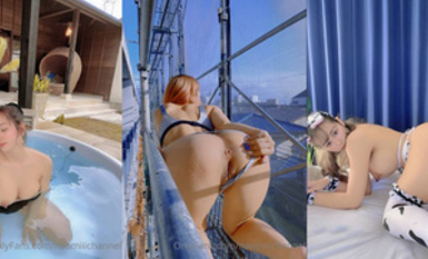 露臉才是王道！萬人追網紅高顏極品蜜桃臀美鮑女神naomi最新訂閱 各種場景露出紫薇啪啪擼點很高（1）