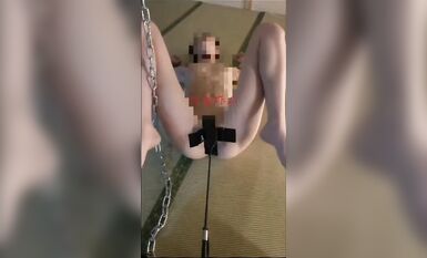 家犬說直接打逼太疼但是主人說要打也只能接受那就墊一層塑料布吧但是我要求墊了塑料布就不能動然後這樣了你們覺得乖嗎