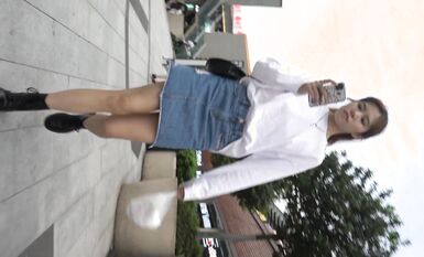 【極品CD】牛人大神商城專挑高顏值美女抄底內內 各式性感小窄內勒出13縫隙！反光騷丁露毛 (4)