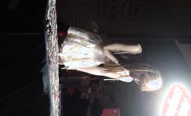 【極品CD】牛人大神商城專挑高顏值美女抄底內內 各式性感小窄內勒出13縫隙！反光騷丁露毛 (8)