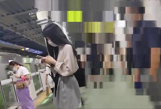 【極品稀缺 頂臀系列】地鐵頂配合的性感御姐