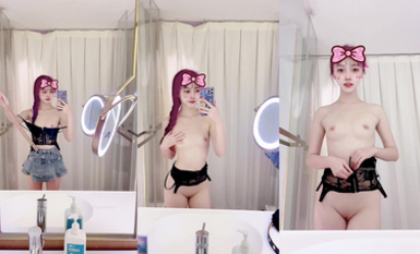 顏值身材天花板，超級品小母狗〖娜娜愛之屋〗自我調教，粉嫩小菊花戴上兔尾巴，絲襪大長腿 誘惑滿滿 (3)