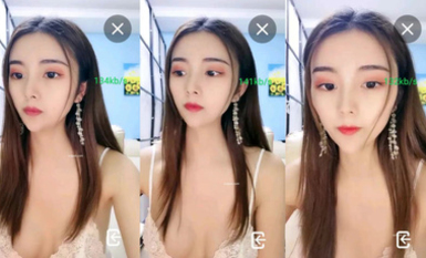 人氣女神【嫩模貝貝】制服誘惑~騷舞勾引~抖臀擠胸 (10)