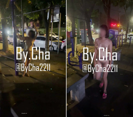 推特大神【查小理】最新作品-無視路人超大膽露出