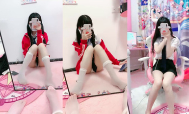 卡哇伊~卡哇伊【女高妹妹】太太可愛了咪咪鼓鼓的 (1)