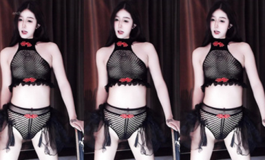 顏值女神 欣彤 定製透視漁網