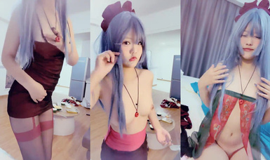 武漢18歲【少蘿沒人愛】騷舞拳交~刮毛囚籠~多道具自慰！ (2)