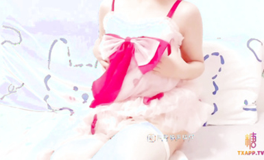 妳悠奈   白絲蝴蝶結少女