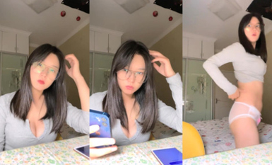 清純眼鏡妹妹 要吃退黑素  (3)