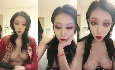 新合集~激情舞蹈御姐【鏡寶】長腿黑絲一字馬~超頂誘惑騷舞~ (9)