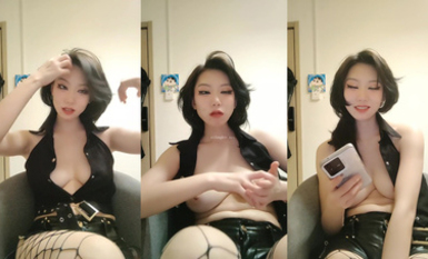 新合集~激情舞蹈御姐【鏡寶】長腿黑絲一字馬~超頂誘惑騷舞~ (7)