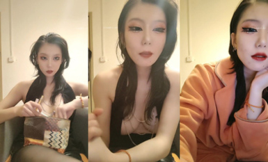 新合集~激情舞蹈御姐【鏡寶】長腿黑絲一字馬~超頂誘惑騷舞~ (2)