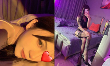 頂級炸裂高能預警！比女人還女人高顏值紋身極品TS娘【李鑫柔】私拍，能攻能守能足能口技術一流直男最愛合集（4）