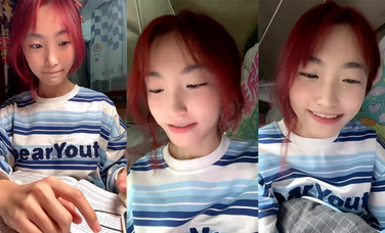 我就是嗚崽醬.學生妹宿舍直播！乖巧鄰家女孩，粉嫩多汁小逼逼，超可愛