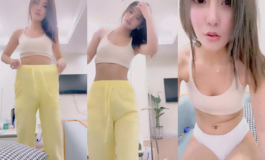 2024年2月新作，【我想吃草莓】，172極品尤物，御姐范風情萬種，這大長腿家中脫光盡情搖擺 (15)