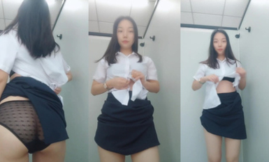 OL主播@陳住氣(李一茶)戴著跳蛋上班摸魚尺度福利秀 (5)