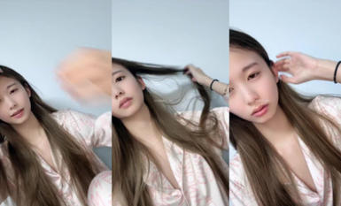 人氣女神來襲，明星顏值大美女【廣州大學生】身材曼妙前凸後翹，白漿從洞洞流出的畫面好震撼 (5)