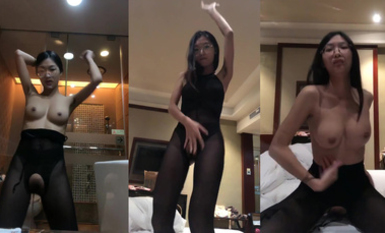 反差眼鏡婊【跳跳蛇 】魔鬼身材，激情裸舞，看了就想擼管 (8)