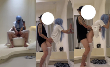 推特人類殘次品 極品藍色白絲 JK 妹妹