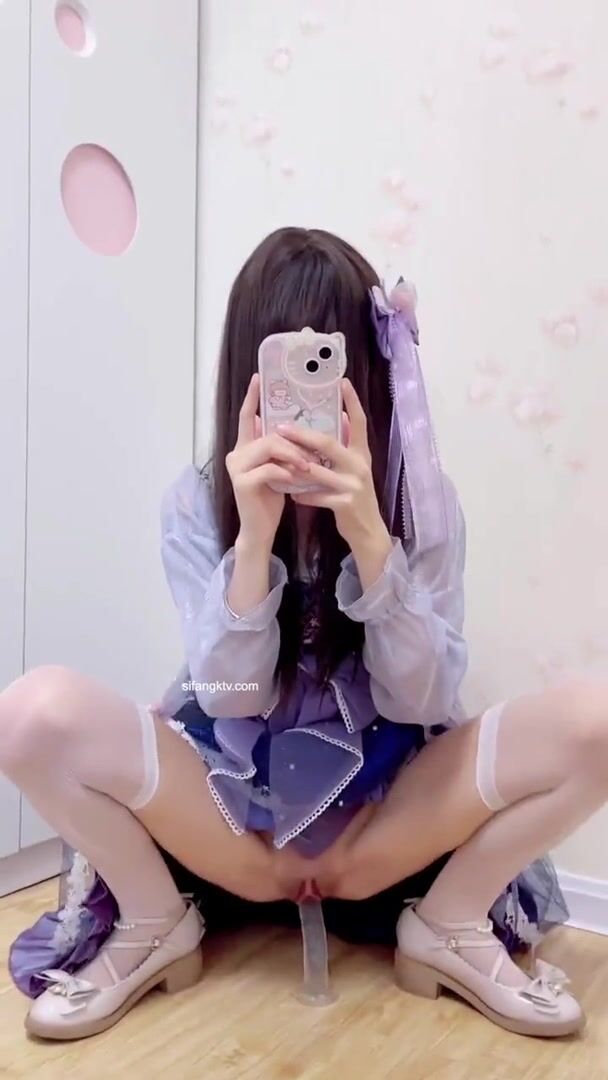 青春無敵 抖音風網紅嫩妹人氣小仙女【蘇小檸】訂制私拍M腿銷魂坐蠟魔性BGM彈力搖 (8)