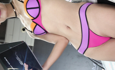 【國內車展】稀缺好貨視覺沖擊 豐乳肥臀、露奶露毛 個個頂級美女3 (3)