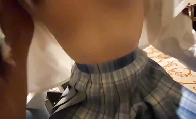 極品雙馬尾蘿莉嫩妹『LittIe』啪啪口交精彩紀實 雙馬尾JK服嫩妹蘿莉 黑絲足交 高清 (15)