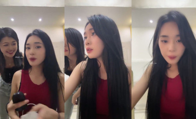 灬超級漂亮！【燦爛冬瓜】極品學妹~道具摳穴自慰~雙女御姐~全裸騷舞~爽死了~! (1)