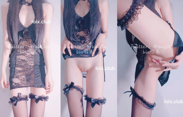 軟甜糯米糍 黑色蕾絲