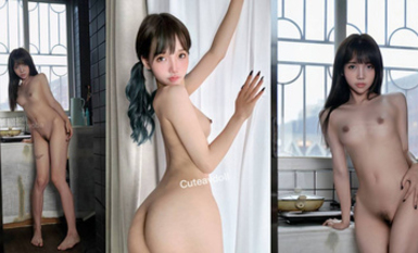 攝影大咖【山野村夫】御用模特，推特頂級高顏女神【廣深蝦醬】露臉私拍完整集，打炮自慰清純外表下如此反差（2）