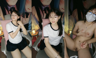 清純粉嫩眼鏡娘@酒窩小妹 尺度福利秀 (12)