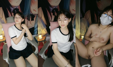 清純粉嫩眼鏡娘@酒窩小妹 尺度福利秀 (12)