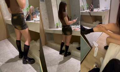 嫩妹收割機【江南第一深情】頂級約炮大神-牛仔短褲