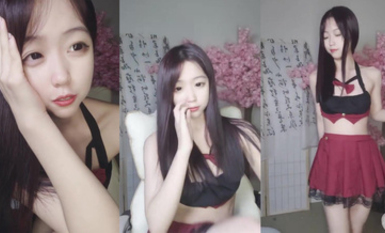 超萌蘿莉美眉【蘿莉小羊】9月最新！國風漢服舞蹈太賞心悅目了，簡直是【洗眼神器】非常清純可人的小美人，很會撒嬌 (11)