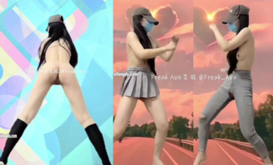 長腿福利姬@艾娃 裸舞會員群視圖合集 第二彈 (2)