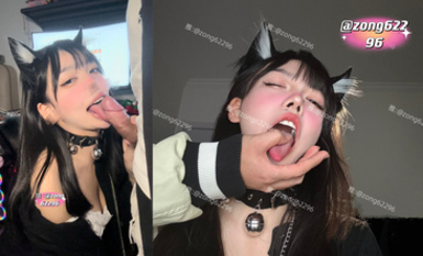 推特反差傻白甜【人活著就是為了六花】微露臉大尺度，暴力口交嘴巴都插變形了