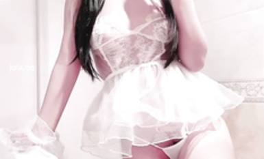 薇薇安 白色仙女裙在衛生間漏出玉體,用跳蛋插入下體調情噴水