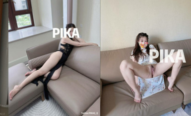 最新9月無水首發，極品蜂腰美臀，高顏值小姐姐【PIKA】推特福利，居家戶外各種公共場合露出，啪啪銷魂後入