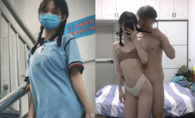小情侶日常做愛SM愛自拍，21歲的小女友-佳慧 被調教成小母狗 各種玩 (2)