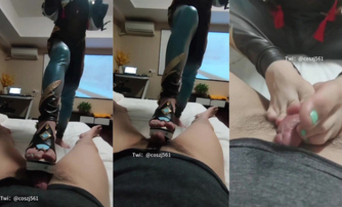 軟萌甜美極品粉嫩小可愛『coszj561』稚嫩絲足足交 稚嫩白虎美穴又粉又嫩又緊 被主人開發成小母狗[下] (9)