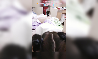 雙馬尾蘿莉『芽芽不乖』2022版最新私拍 邊看片邊和哥哥做愛 完美露臉 高清 (18)