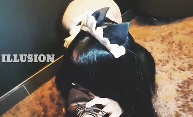 八月【重磅福利】SM大神ILLUSION 調教COS女奴福利集，各種性虐蘿莉美少女，屁股都拍紅再操 (85)