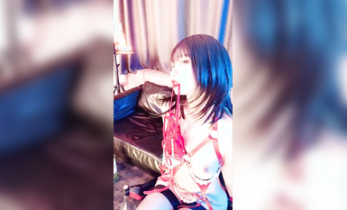 高端ACG業界女神爆機少女▌喵小吉▌8月番喵小吉 - 8月番第 3 彈 微醺時刻