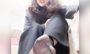 高顏值絲足御姐@豆滿月 辱罵榨精作合集 (2)