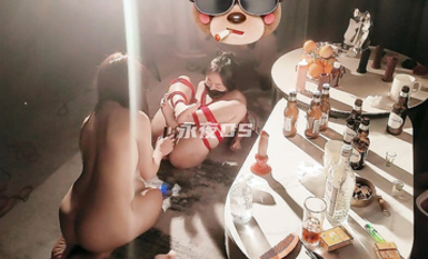 【2025年新流】重慶DOM大神【永夜DS】最新VIP群福利，雙飛雙通，各種道具，花樣調教，嫩嫩小母狗 (8)