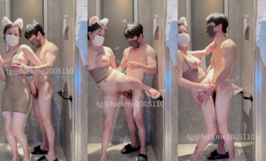 推特晴寶 頂級騷貨顏值女神被金主們雙飛嗨爆了，奶子插穴 。 (1)