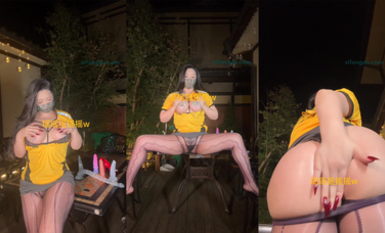 【微博巨乳】小王同學 秘語空間自購付費外賣員道具插逼