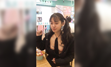 高顏值學妹全裸戶外露出， 商場 唱歌 吃飯 試衣間 停車場 車內自慰 (3)