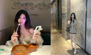 2025年5月最新，富二代約炮，【fKabuto】，22歲小模特伴遊，完美露臉，幾天下來操爽了，小穴被乾的腫起來！ (3)