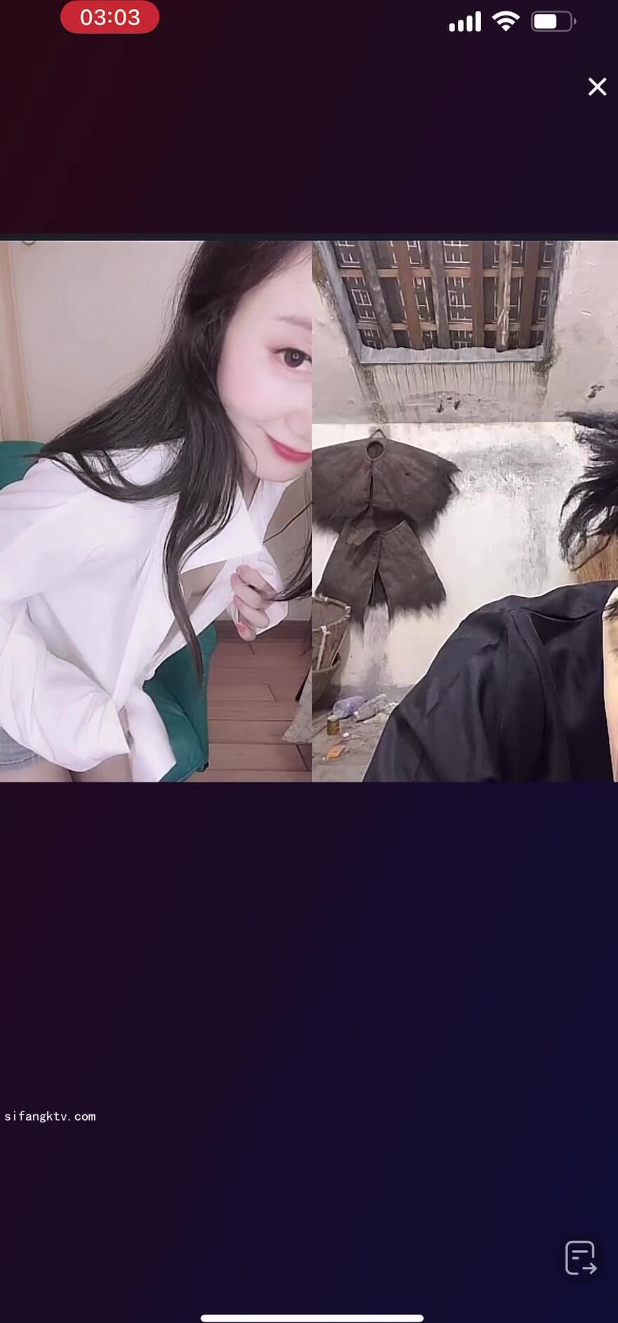 最新《瘋狂抖音》外篇之《抖音擦邊3》顏值主播直播各顯神通 閃現 走光露點 刷邊PK (109)